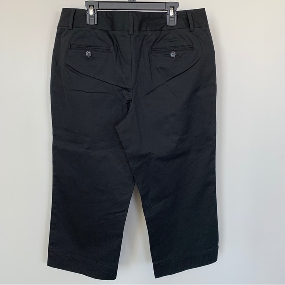 Hillard & Hanson Casual Black Crop Pants Sz 12 NWT - Picture 2 of 6